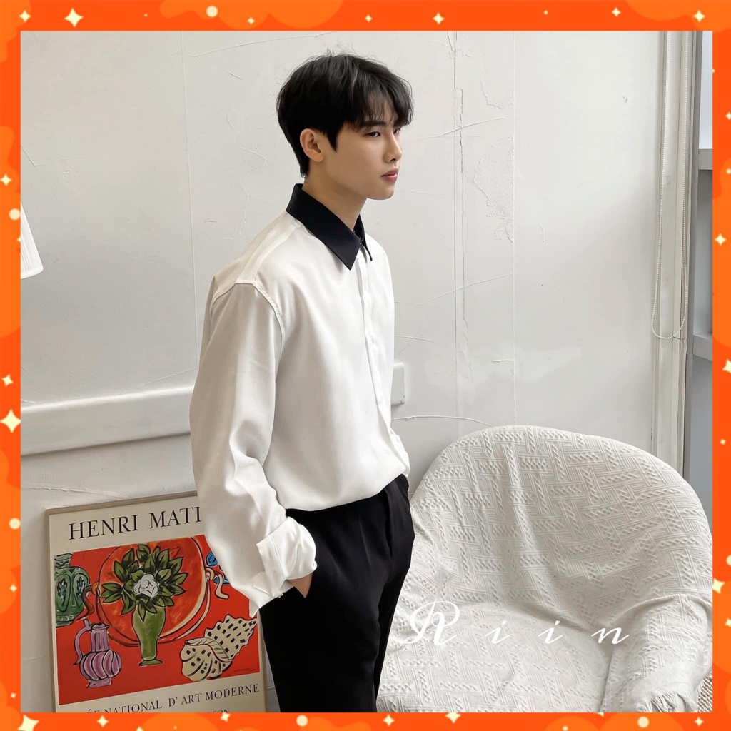 Áo sơ mi nam phong cách cổ điển nhẹ nhàng 2022