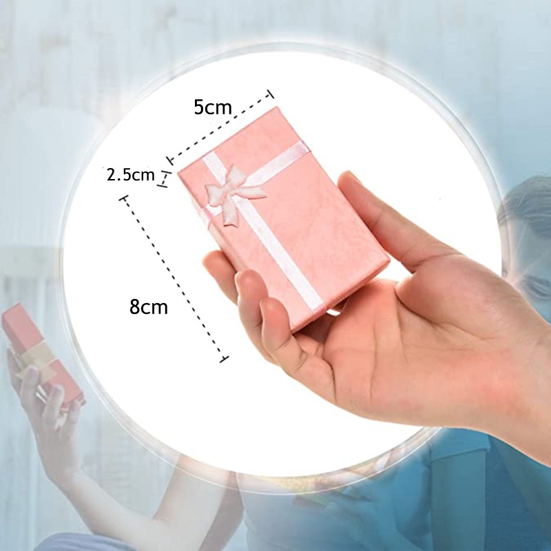 1 Hộp Đựng Trang Sức Hình Chữ Nhật Đa Năng Ốp