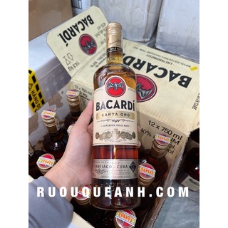Bacardi gold rum - chai/750ml