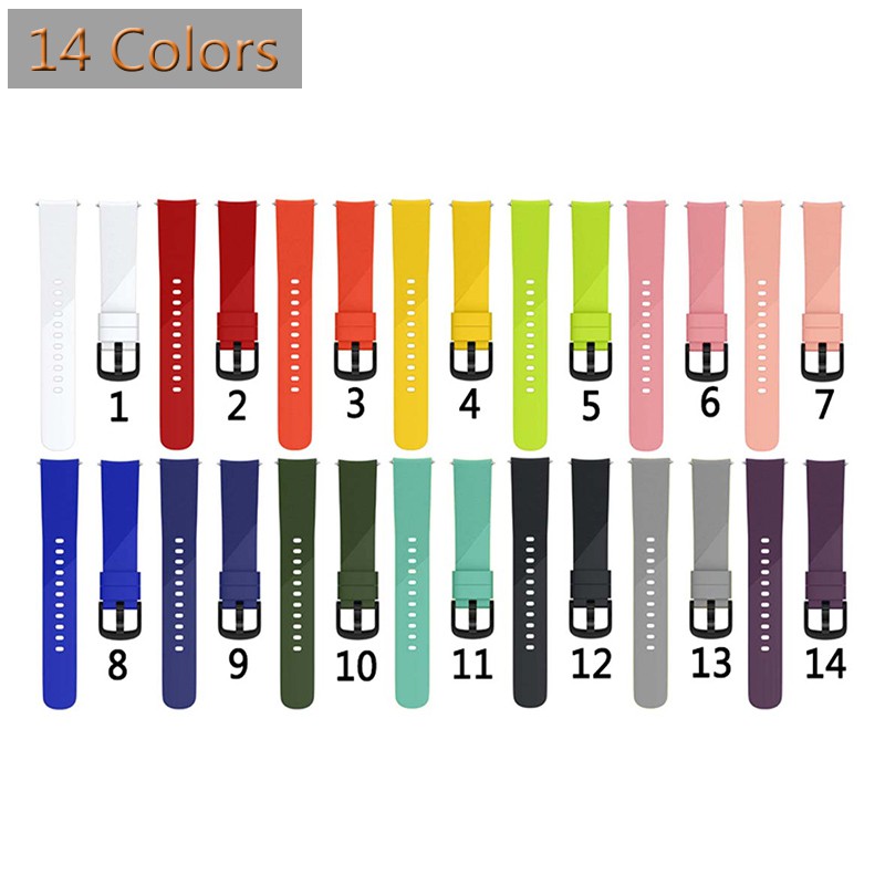 Dây Đeo Silicon Cho Đồng Hồ Thông Minh Huami Amazfit Gtr 42mm mini/ GTS 2e GTS2 mini / Bip Lite S U