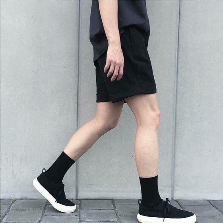 [Mã FAGREEN55 giảm 10% tối đa 30K đơn 99K] Quần short kaki đen hình thật form unisex | BigBuy360 - bigbuy360.vn