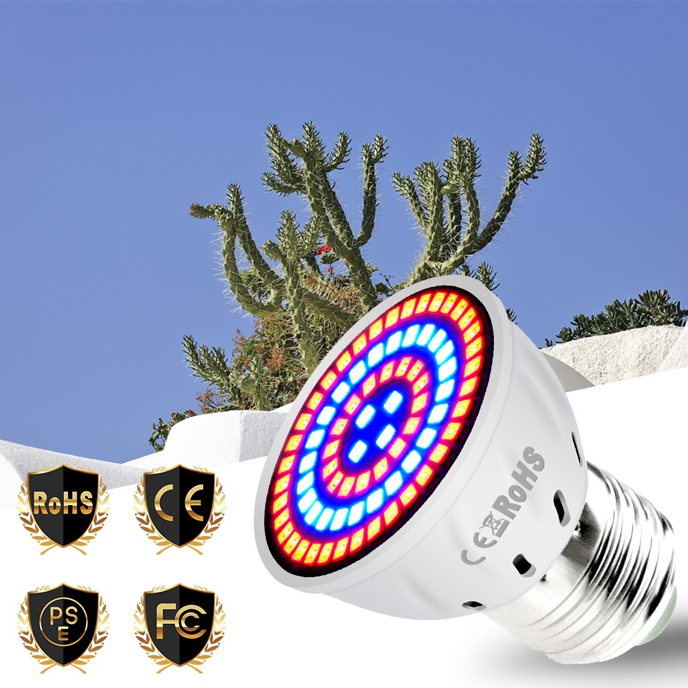 E27 Led Grow Light GU10 Full Spectrum Plant Lamp E14 Seedlings Bulb MR16 Plant Light 220V Phyto Lamp