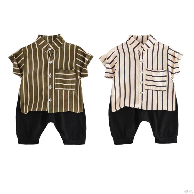 Set áo thun tay ngắn &amp; quần short cho bé trai