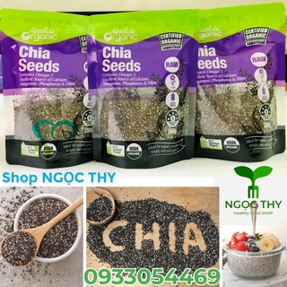 Hạt Chia đen hữu cơ nhập Úc túi tím 250gr