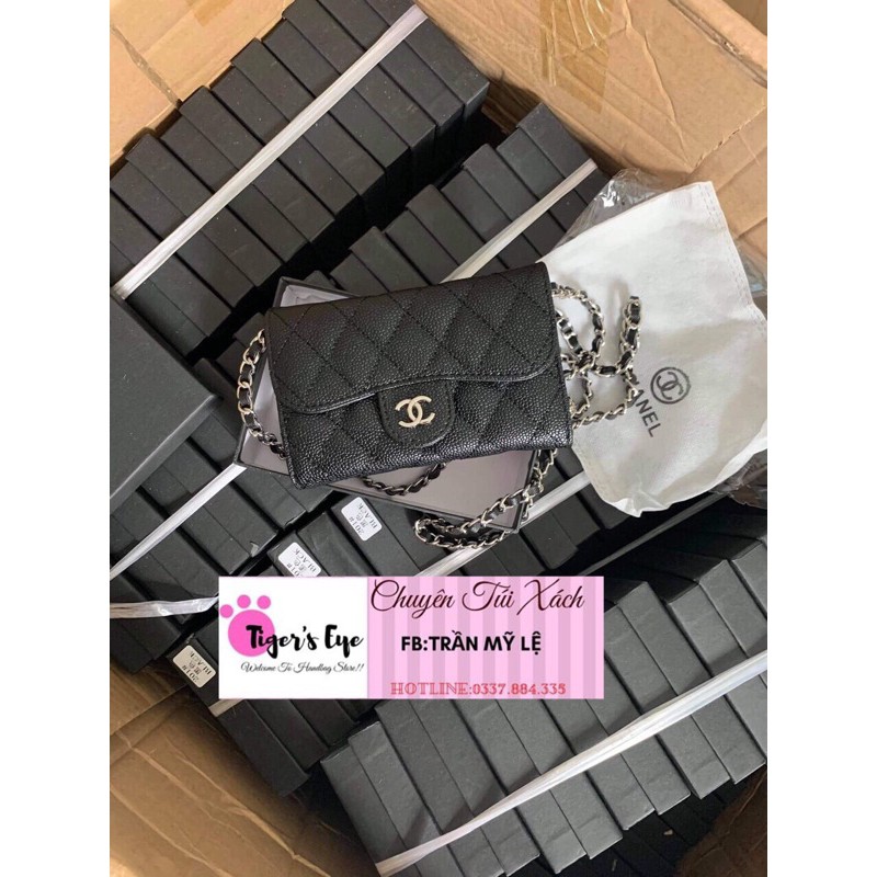 Ví Nữ CHAN.EL Fullbox (size Mini 16)(Size 20) Có Dây Đeo Chéo