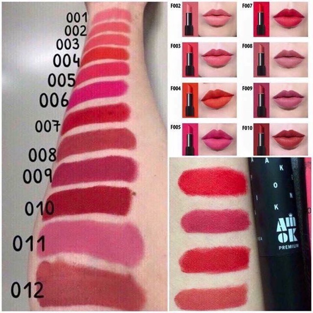 Son thỏi lì Amok Premium Strongfix Lipstick