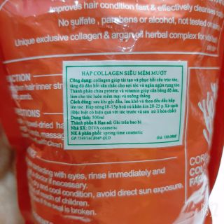 Combo ủ tóc diva collagen xanh ( cam)