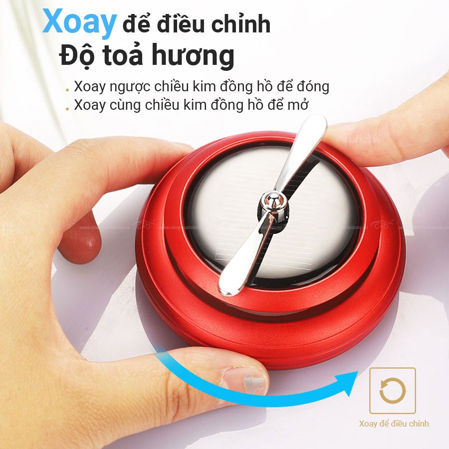 [Mã BMBAU50 giảm 10% đơn 99k] Sáp Thơm Cánh Quạt Năng Lượng Mặt Trời CIND KJNO1 Màu Bạc 5g Nhập Khẩu Chính Hãng