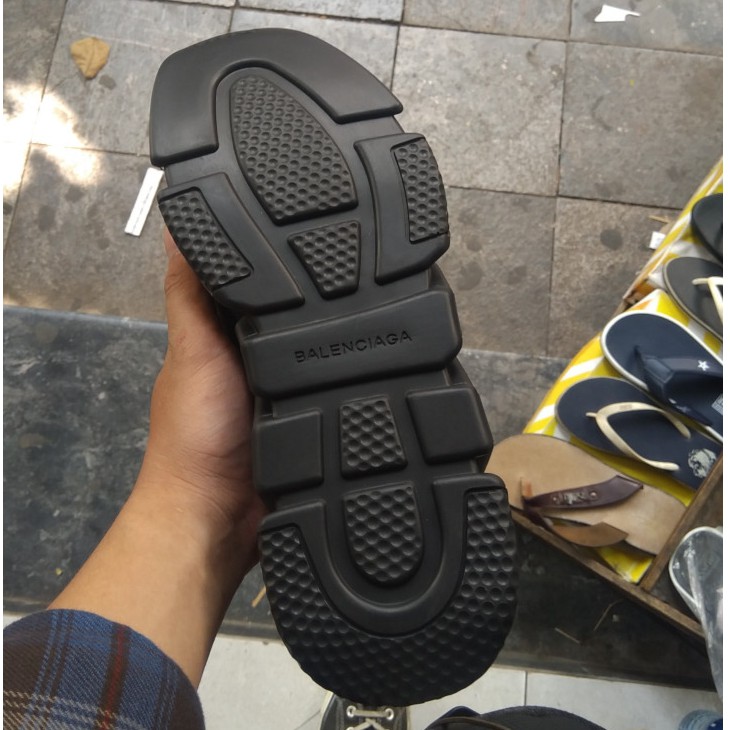 Giày sneaker Balen Speed full đen cao cổ dành cho nam nữ | BigBuy360 - bigbuy360.vn