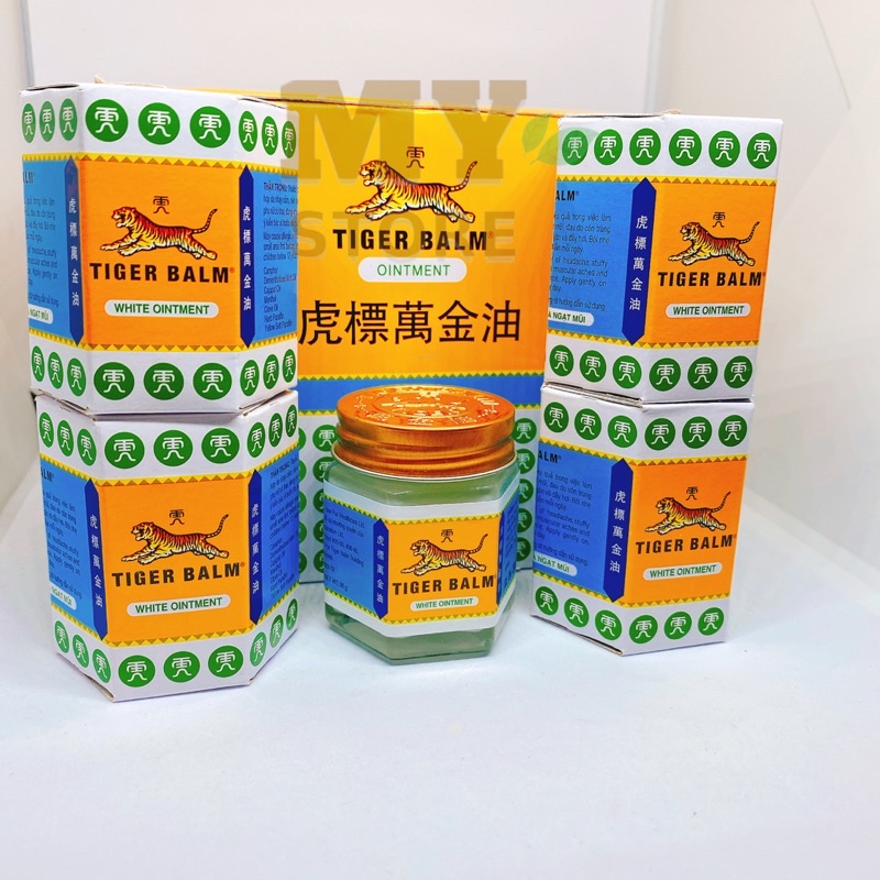 Dầu Cù Là  Con Hổ Tiger Balm Trắng- Nhập Khẩu Singapore 30g