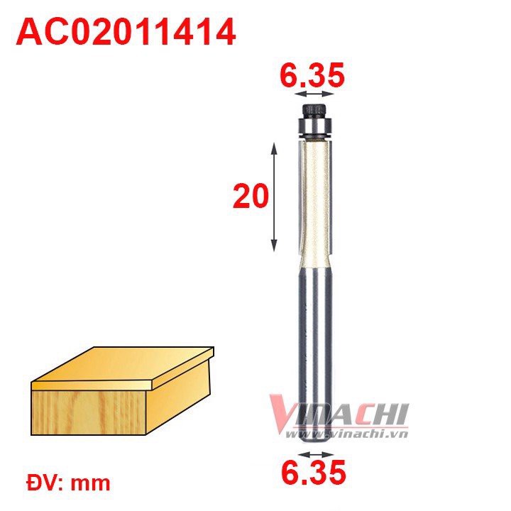 Mũi Lấy Nền Ngắn Đầu Bi Tideway AC0201 - Chuyên dùng gọt độ cong trên máy cầm tay, máy soi trục đứng,...