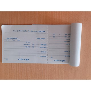 Combo 10 cuốn biên nhận 1 liên trắng