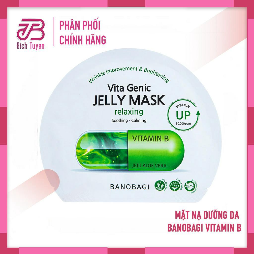 Mặt nạ giấy Banobagi Vita Genic Jelly Mask dưỡng ẩm một miếng lẻ 30ml BT Cosmetic BANOBAGI VITA GENIC JELLY MASK