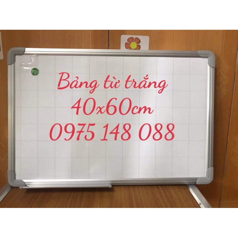 { Loại tốt}/ Bảng Từ Trắng Viết Bút Lông KT: 40x60cm, Bảng Viết Bút Chuẩn Hàn Quốc - Freeship Trong Nội Thành Hà Nội