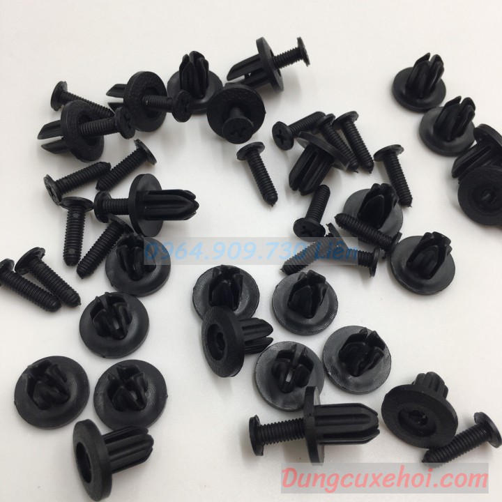 PART 3 CÁC LOẠI CHỐT NHỰA VÍT NỞ NHỰA ÔTÔ TOYOTA LOẠI 1 CHẤT LIỆU NHỰA NYLON POLYME