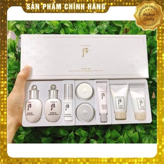 SÉT DƯỠNG TRẮNG DA MỜ NÁM WHOO ĐÔNG Y CAO CẤP 8SP