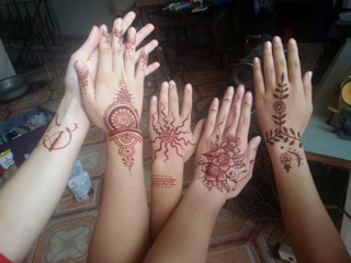 Mực săm henna Ấn Độ (các màu)