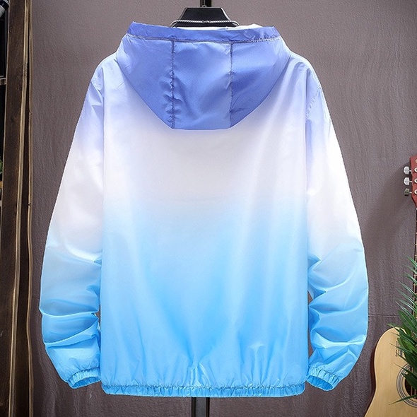Áo Khoác Thể Thao Chống Nắng Màu Sắc Gradient Thời Trang Mùa Hè Cho Nam
