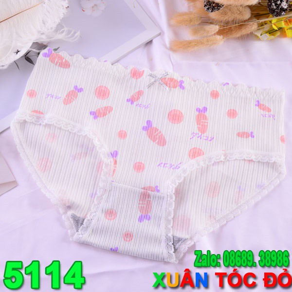 SỈ ZALO RẺ HƠN NHIỀU_ Quần Lót 5 Kiểu Thỏ Tím Cực Xinh 5114