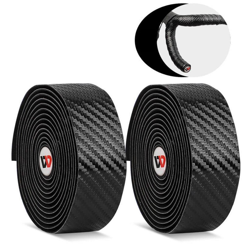 Băng Quấn Tay Lái Xe Đạp Bằng Sợi Carbon Mềm Mại Chống Sốc / Trượt Tiện Dụng