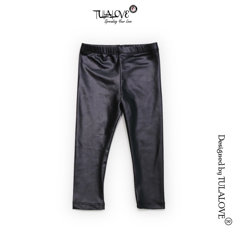 Quần legging da  cho bé gái