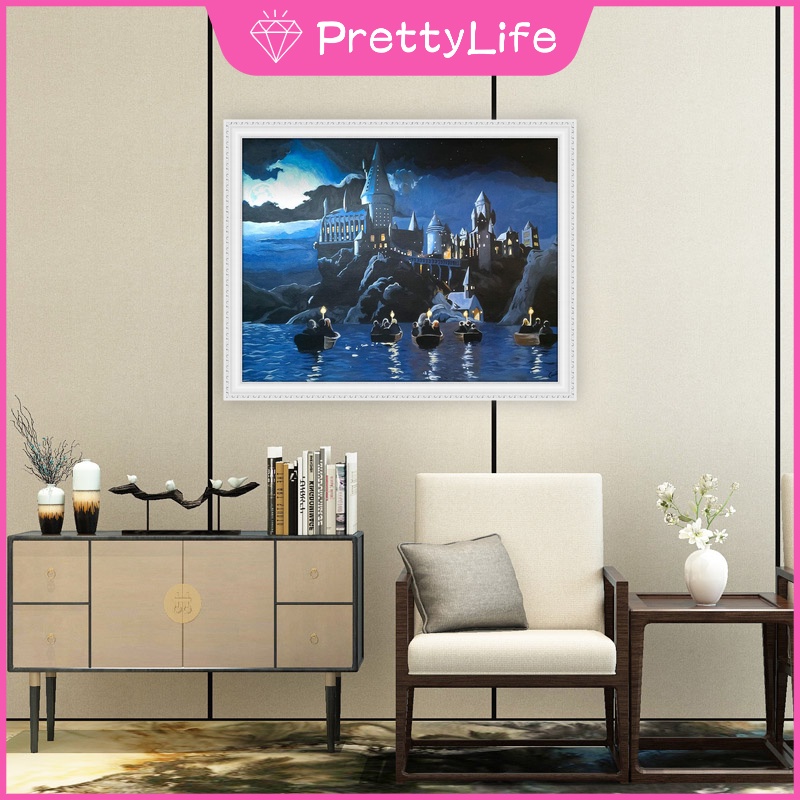 Bộ Tranh Đính Đá 5d Tự Làm 40x30cm Trang Trí Nhà Cửa