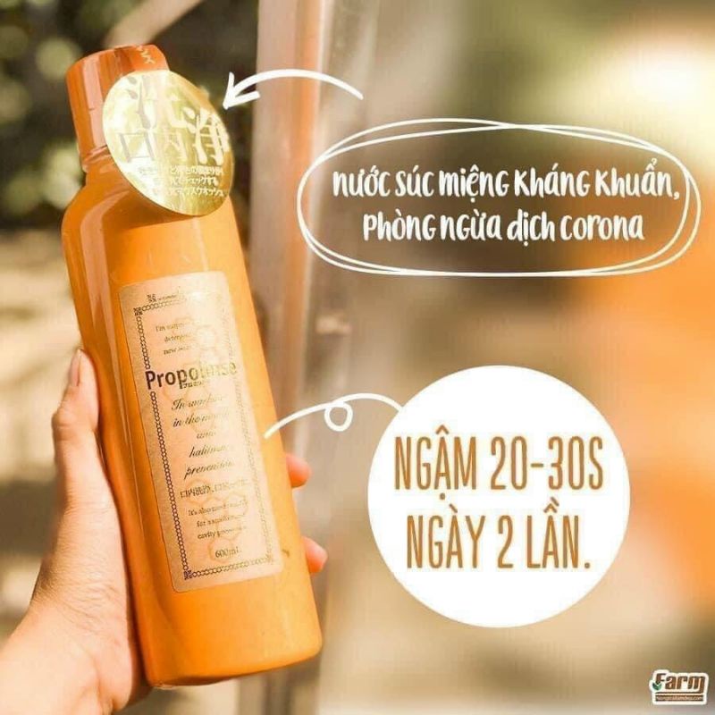 Nước Xúc Miệng 𝐏𝐫𝐨𝐩𝐨𝐥𝐢𝐧𝐬𝐞 (𝐍𝐡𝐚̣̂𝐭 𝐁𝐚̉𝐧) 600ml