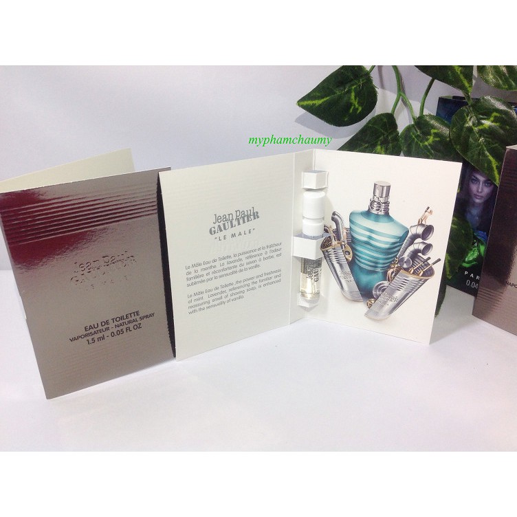 Nước hoa Vial Jean Paul Gaultier Le Male