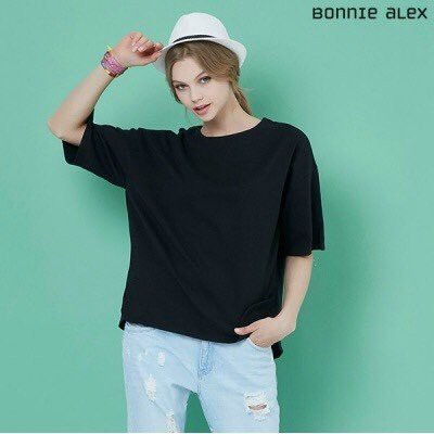 Áo thun trơn dáng rộng xuất Hàn