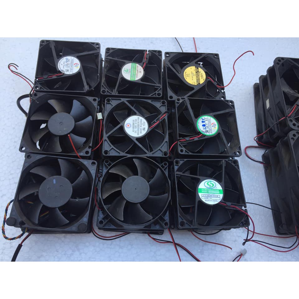 Fan Quạt Tản nhiệt Máy tính 8x8x2Cm 1 Mặt Vuông