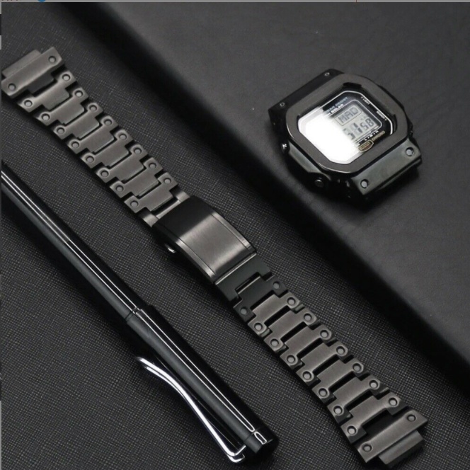 Dây Đeo Inox Cho Đồng Hồ Thông Minh Casio G-Shock Dw-5600 Dw5610 5600e 6900 Gwm5610