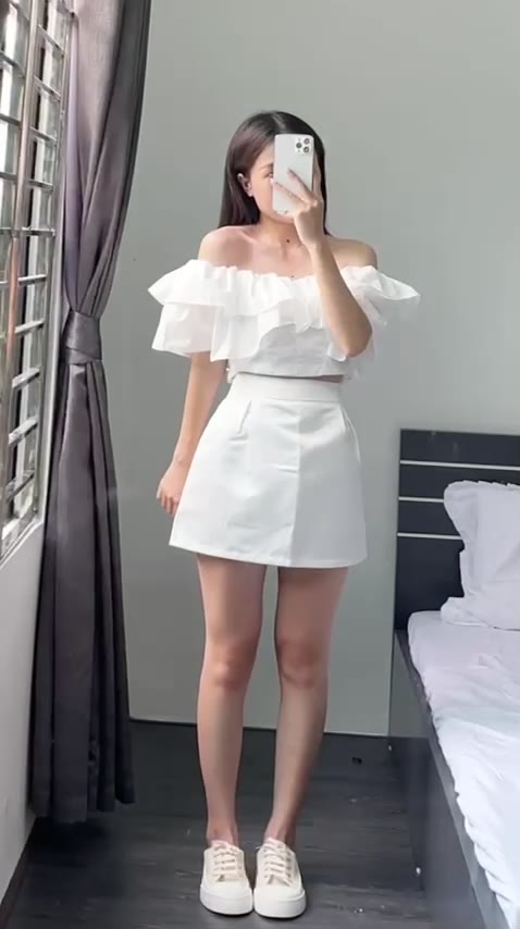 Chân Váy Tafta Xòe Nhẹ Có Lót Quần Trong Siêu Xinh Chân Váy Tacta Phồng Nhẹ Dễ MIX Đồ MA11 | BigBuy360 - bigbuy360.vn