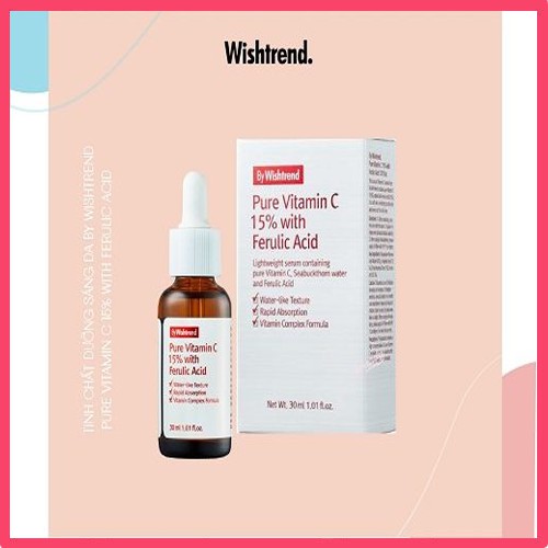Tinh chất By Wishtrend Pure Vitamin C 15% with Ferulic Acid