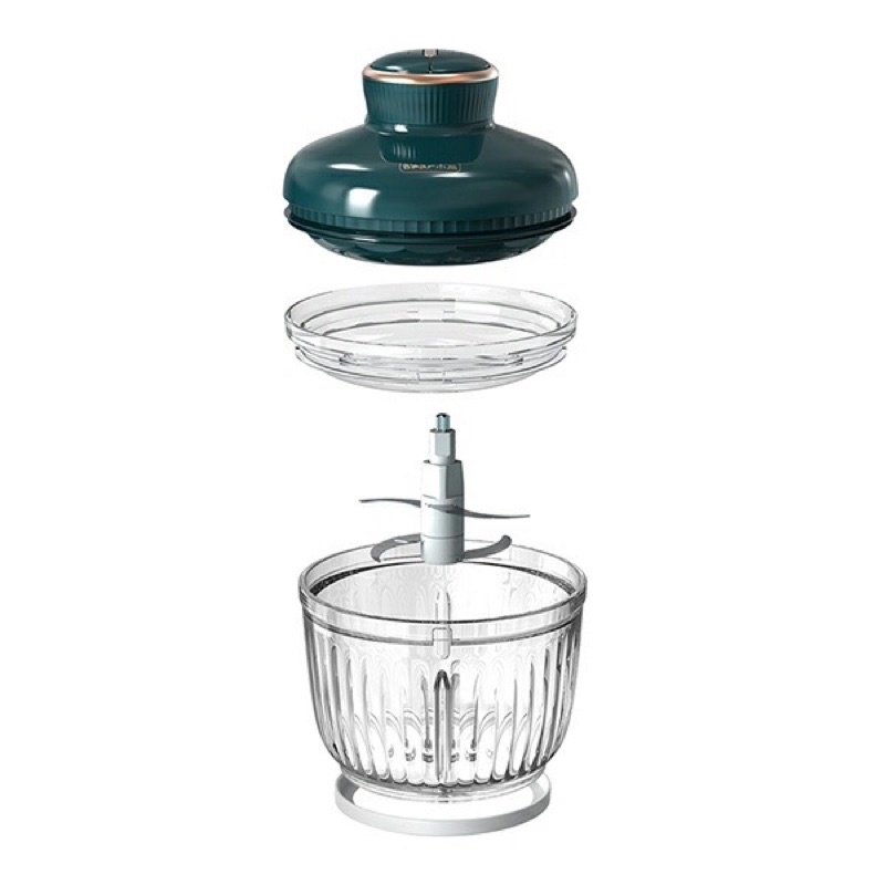 Máy xay thịt đa năng cối thuỷ tinh 2L BEAR QSJ-D03L3 công suất 300W , màu xanh , bảo hành 12 tháng
