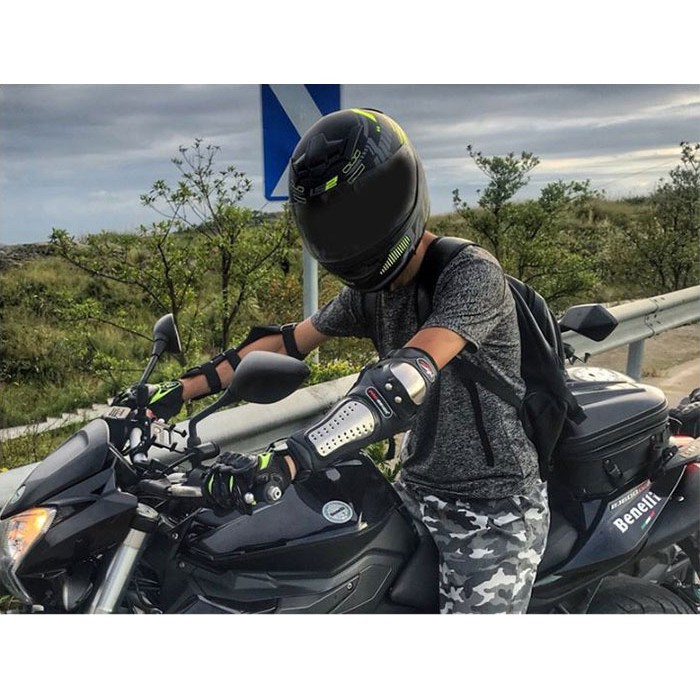 BỘ GIÁP BẢO HỘ ĐI PHƯỢT PROBIKER INOX DÀI& NGẮN TRỌN BỘ 4 MÓN