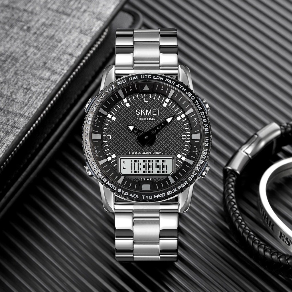 Đồng Hồ Quartz Đa Năng Chống Thấm Nước SKMEI 1898