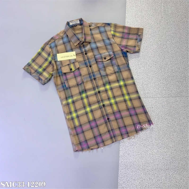 Sơ Mi Cộc BBR Caro Loang Màu Cực Sang | BigBuy360 - bigbuy360.vn