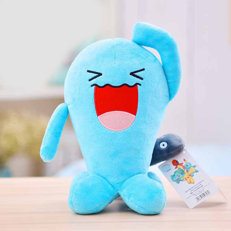 Gấu Bông Pokemon Wobbuffet Xanh Vui Nhộn (25 Cm)