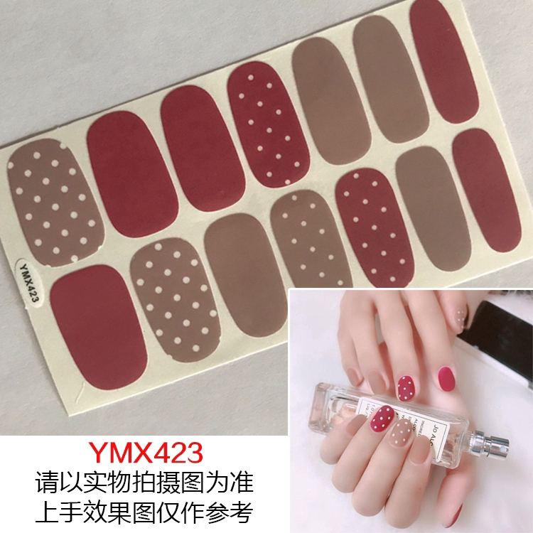 Miếng Dán Móng Tay Giả Trang Trí 3d