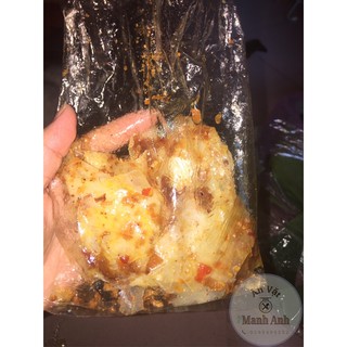 Combo 10b bánh tráng sate ủ lá chuối