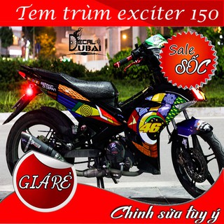 Tem Trùm Xe Exciter 150 ( Mới Nhất )