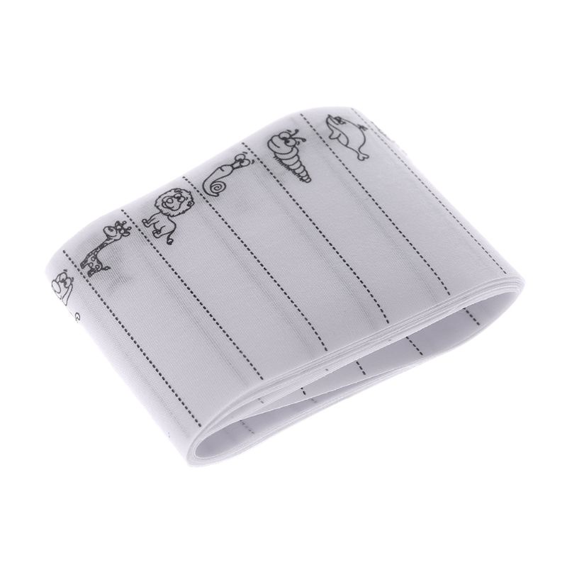 Set 100 Thẻ Tên Màu Trắng Bằng Vải Dệt Dành Cho Quần Áo Trường Học
