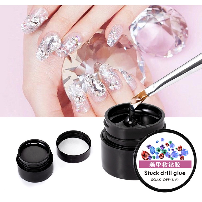 Keo Đính Đá Trang Trí Móng Tay Nghệ Thuật Trong Suốt Dung Tích 8ML