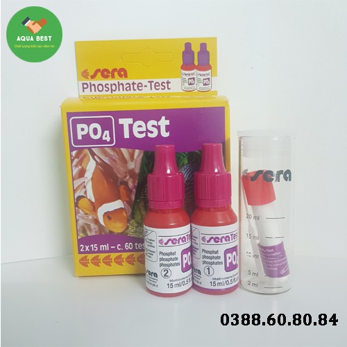 Hộp test PO4 Sera Đức - Test PO4