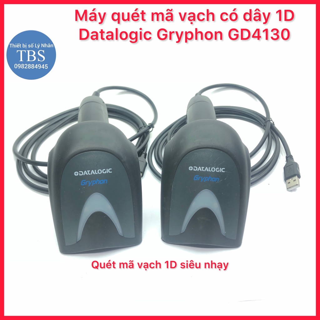 Máy quét mã vạch có dây 1D Datalogic Gryphon GD4310 quét mã nhạy,bền bỉ.