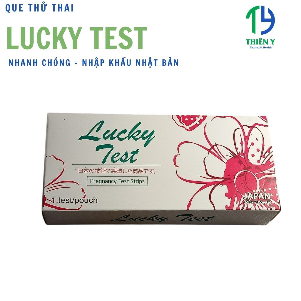 Que Thử Thai Lucky Test, Que Thử Thai Chính Xác, Nhập Khẩu Nhật Bản, Hộp 1 Que – Thiên Y Pharmacy