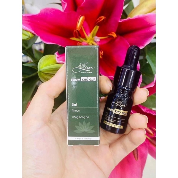 SERUM KHỔ QUA nguyên chất giảm mụn sáng da mờ vết thâm se khít lỗ chân lông giúp da sáng đều màu | BigBuy360 - bigbuy360.vn