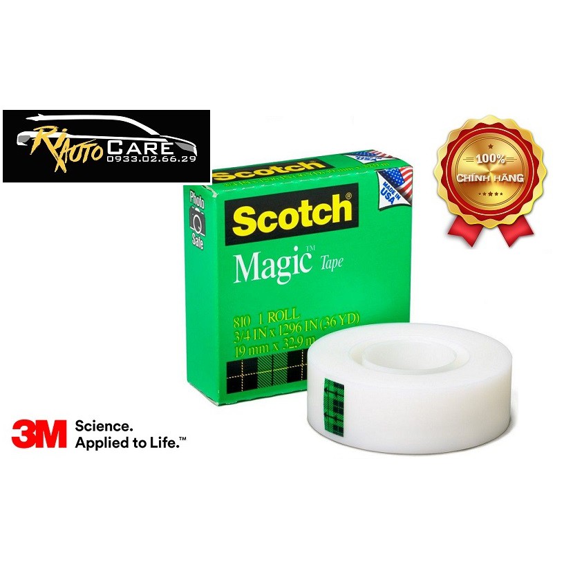 Băng Keo Ma Thuật 3M 810 Scotch Magic Tape