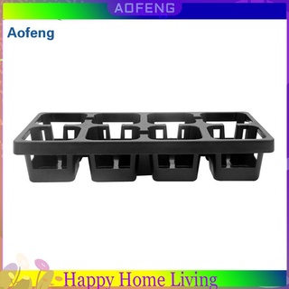✿Ready Stock✿8 Hole Plastic Flower Pot Succulent Plant Seed Tray Garden Nursery Supplies