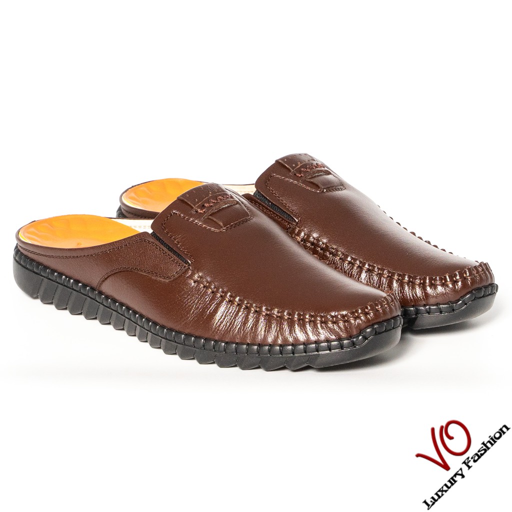 Giày sabo_ giày sục da bò trẻ trung VO Shoes_ VO52